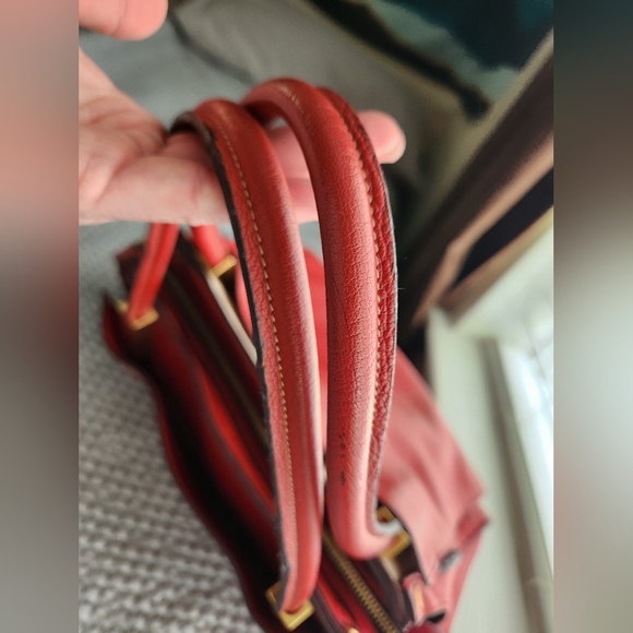 CHLOE Calfskin Dree Shoulder Bag Red - Picture 4 of 13